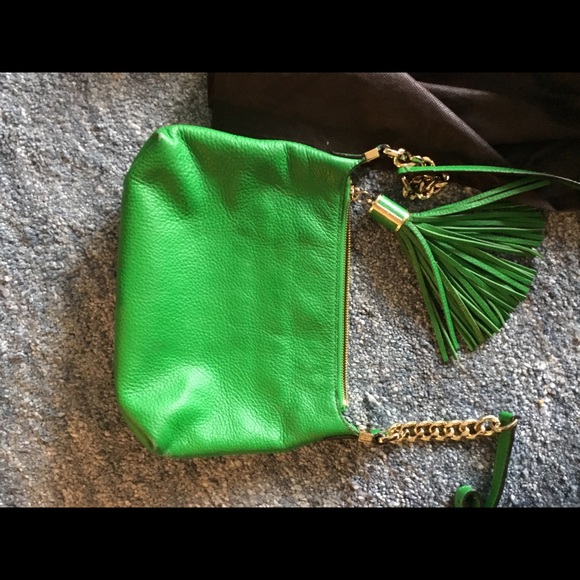 Michael kors green leather purse - Picture 5 of 6